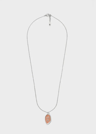 PENDENTE/COLLANA LOVE ACC. INOS. ROSA/ARG
