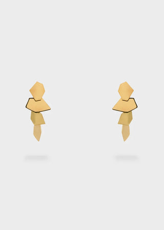 ORECCHINI PENDENTI IRREGULAR ORO