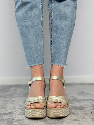 Leather heeled sandal - Nero Giardini