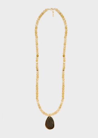 COLLANA SAMIRA PENDENTE NATURALE