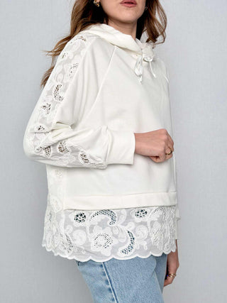 Felpa con pizzo HaveOne