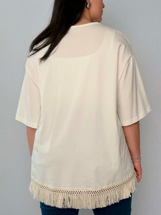 T-Shirt con frangia - Susy Star