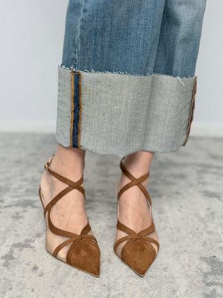 Suede leather sandals - Divine Follie