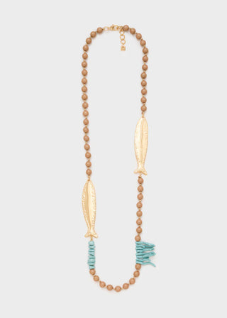 COLLANA POISSON CON CHARMS