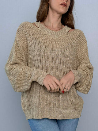 Maglia cut out lurex Susy Mix