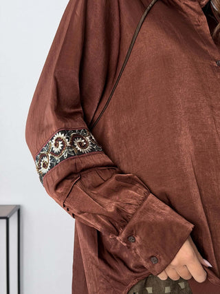 Camicia Norcia Marrone