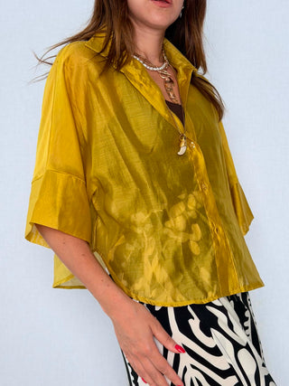 Camicia Rimini Giallo Senape