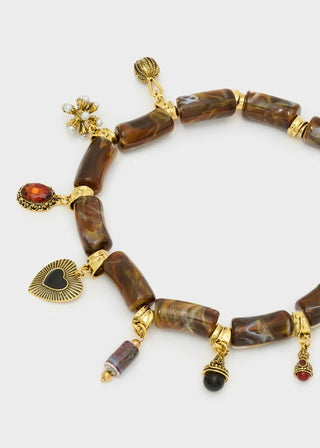 COLLANA KYE IN RESINA CON PENDENTI