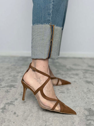 Suede leather sandals - Divine Follie