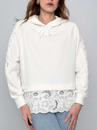 Felpa con pizzo HaveOne