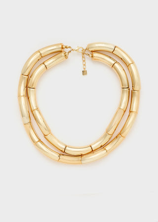 Nalì two-tube necklace