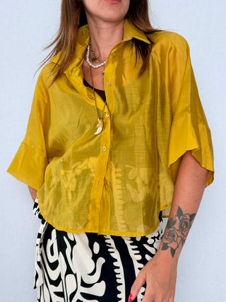 Camicia Rimini Giallo Senape