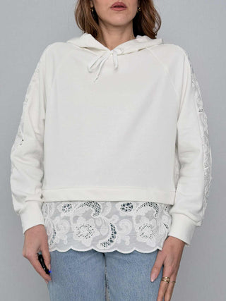 Felpa con pizzo HaveOne