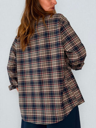 Camicia check Blu