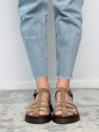 Sandalo camoscio 18+