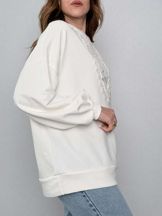 Felpa con pizzo HaveOne