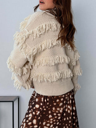 Cardigan frangette - HaveOne