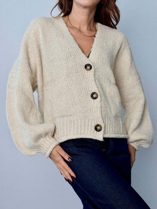 Cardigan 3 bottoni Calce - HaveOne