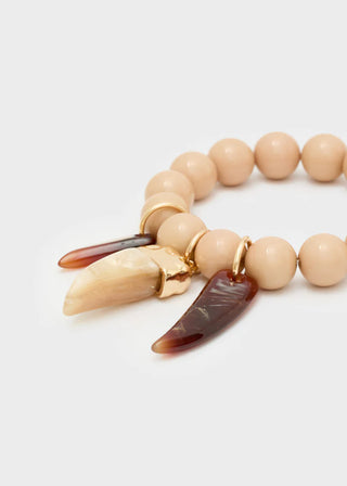BRACCIALE SFERE E ELEMENTI CORNO