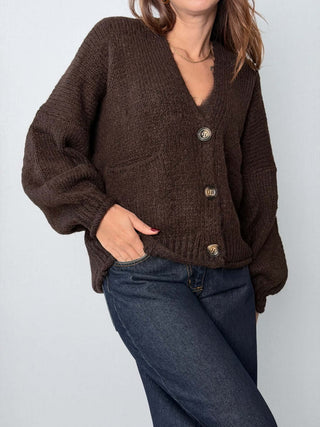 Cardigan 3 bottoni Moro - HaveOne