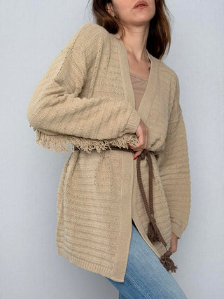 Cardigan frange - Kontatto