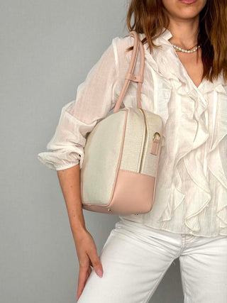 Tania Canvas and Leather Bag