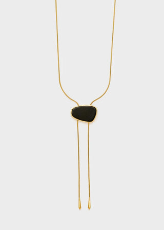 COLLANA CON PIETRA REGOLABILE ORO