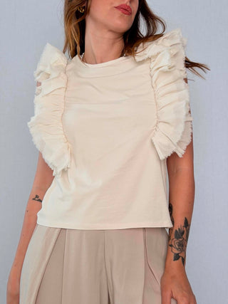 T-Shirt 56433 Beige