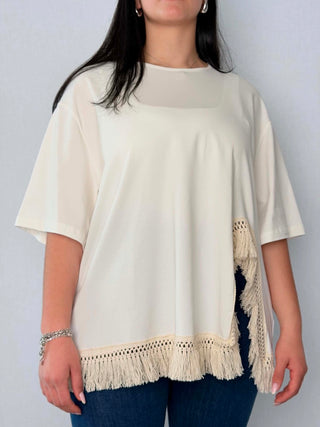 T-Shirt con frangia - Susy Star