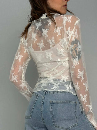 Maglia pizzo latte - Susy Mix