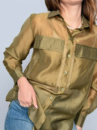 Camicia tasconi Susy Mix Oliva