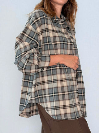 Camicia check Moro-Grigio