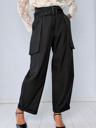 Pantalone tasconi nero - HaveOne