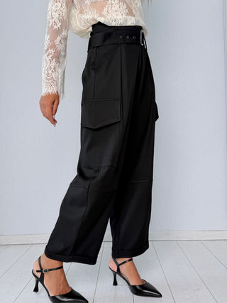 Pantalone tasconi nero - HaveOne
