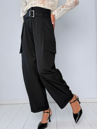 Pantalone tasconi nero - HaveOne