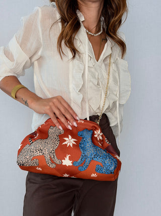 POUCH MOD. LEO Mattone