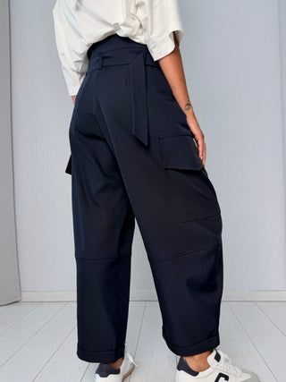 Pantalone tasconi blu-HaveOne