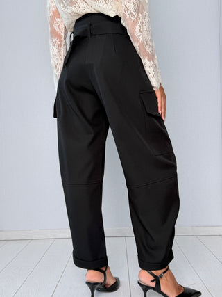Pantalone tasconi nero - HaveOne