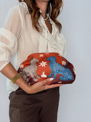 POUCH MOD. LEO Mattone