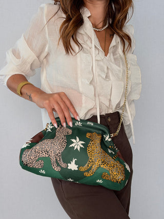 POUCH MOD. LEO Verde Bosco