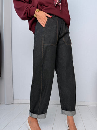 Pantalone Stellina Nero - Susy Mix