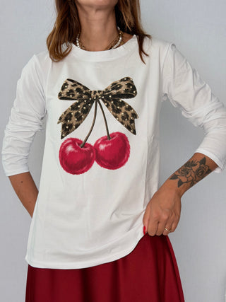 T-Shirt manica lunga Fiocco