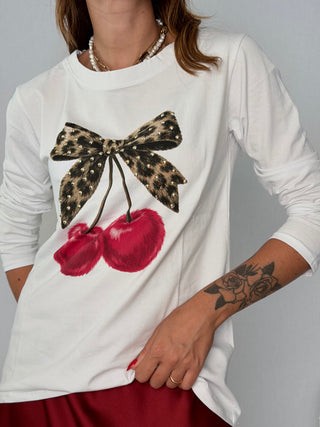 T-Shirt manica lunga Fiocco