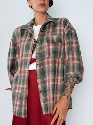 Camicia check Grigio