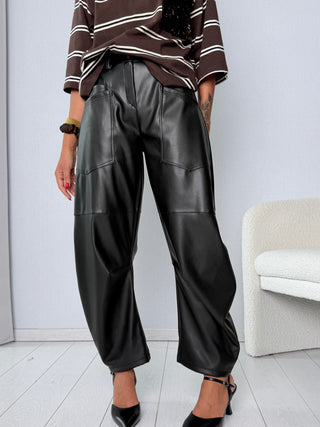 Pantalone barrel Ravenna Nero