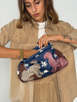 POUCH  MOD. LEO BLU