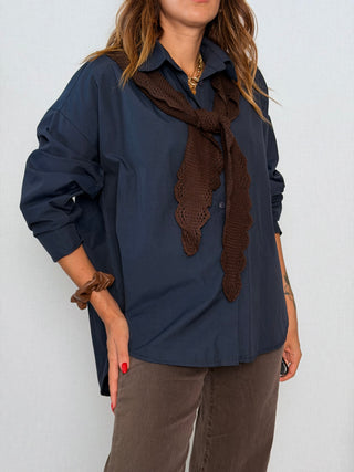 Camicia con cappuccio crochet