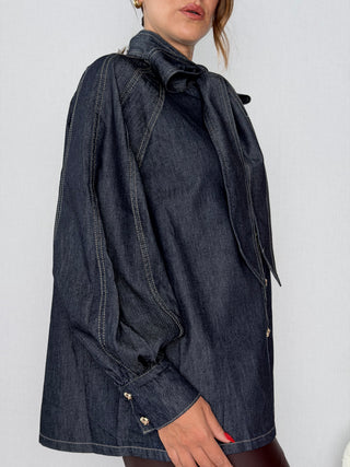 Camicia denim fiocco - Susy Mix