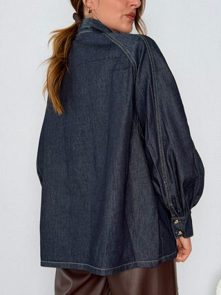 Camicia denim fiocco - Susy Mix