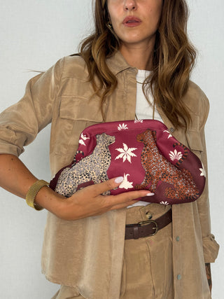 POUCH  MOD. LEO BORDEAUX